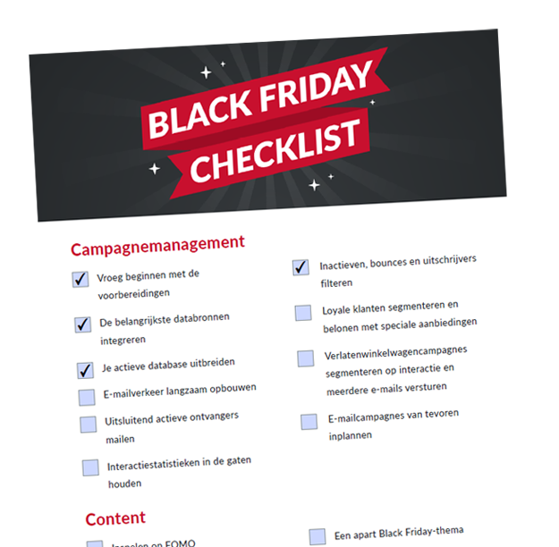 Black Friday Checklist